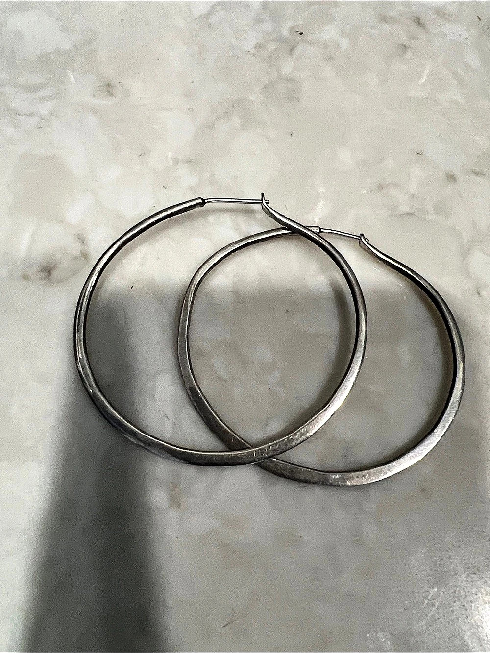 Sterling 28Silver Hoop Earrings